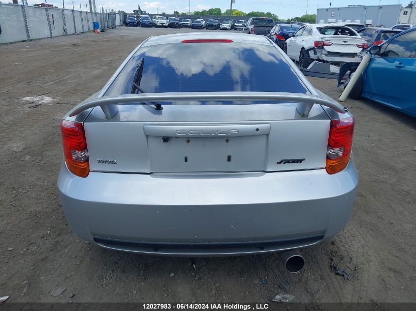 2000 Toyota Celica Gt VIN: JTDDR32T0Y0031826 Lot: 12027983