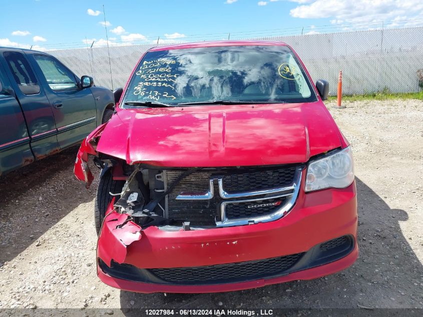 2015 Dodge Grand Caravan Se VIN: 2C4RDGBG9FR721186 Lot: 12027984