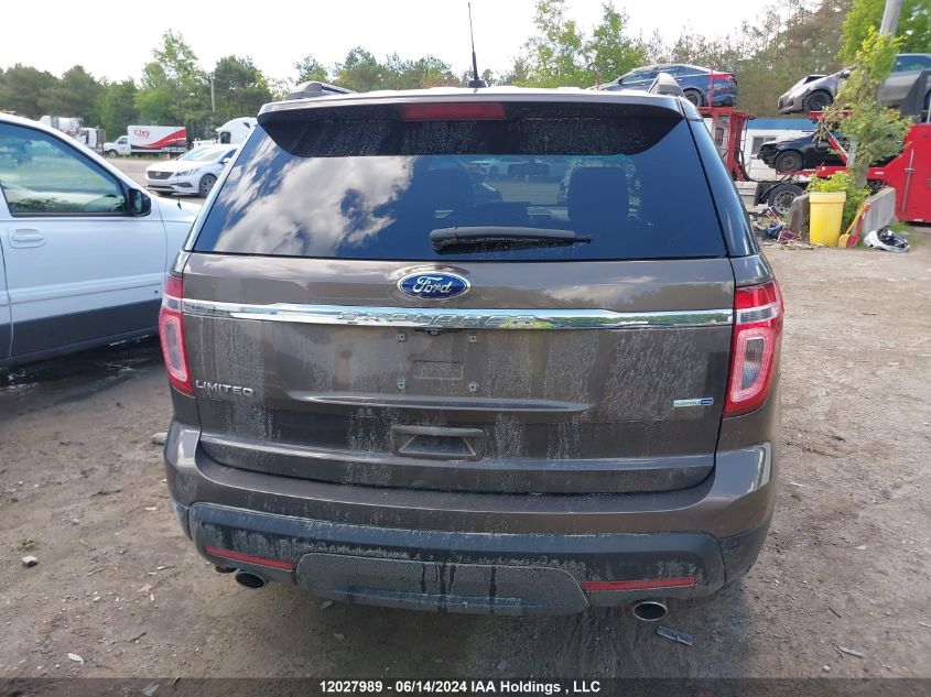 2015 Ford Explorer Limited VIN: 1FM5K8F83FGB04263 Lot: 12027989