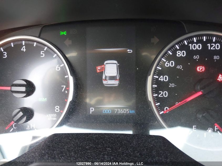 2019 Toyota Rav4 Xle/Xle Premium VIN: 2T3R1RFV7KC019186 Lot: 12027990