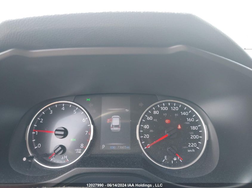 2019 Toyota Rav4 Xle/Xle Premium VIN: 2T3R1RFV7KC019186 Lot: 12027990