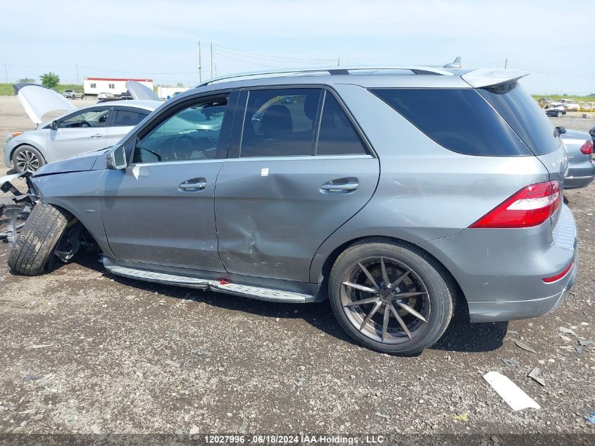 2012 Mercedes-Benz M-Class VIN: 4JGDA2EB6CA011745 Lot: 12027996