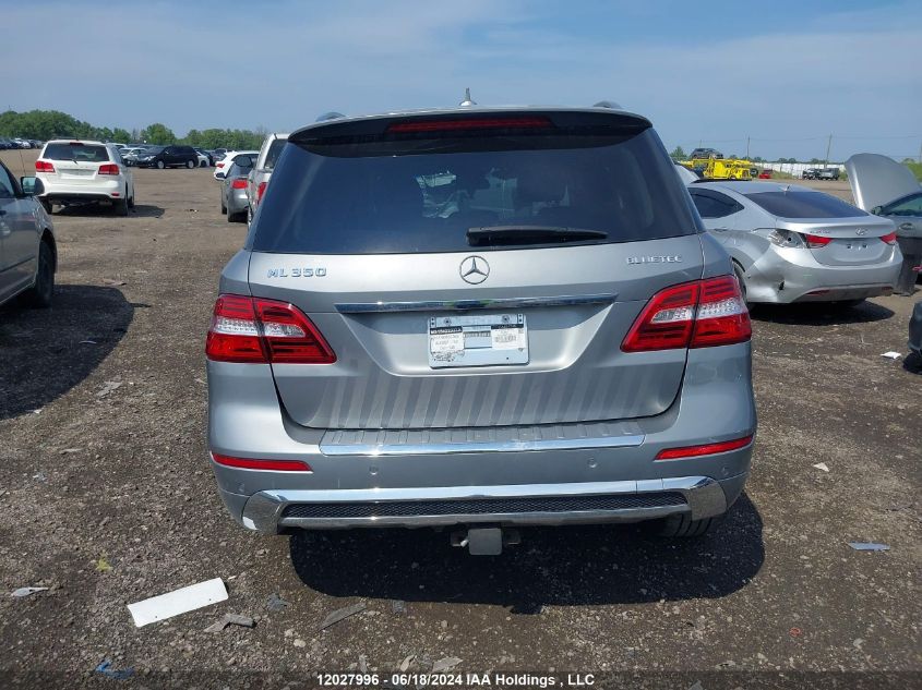 2012 Mercedes-Benz M-Class VIN: 4JGDA2EB6CA011745 Lot: 12027996