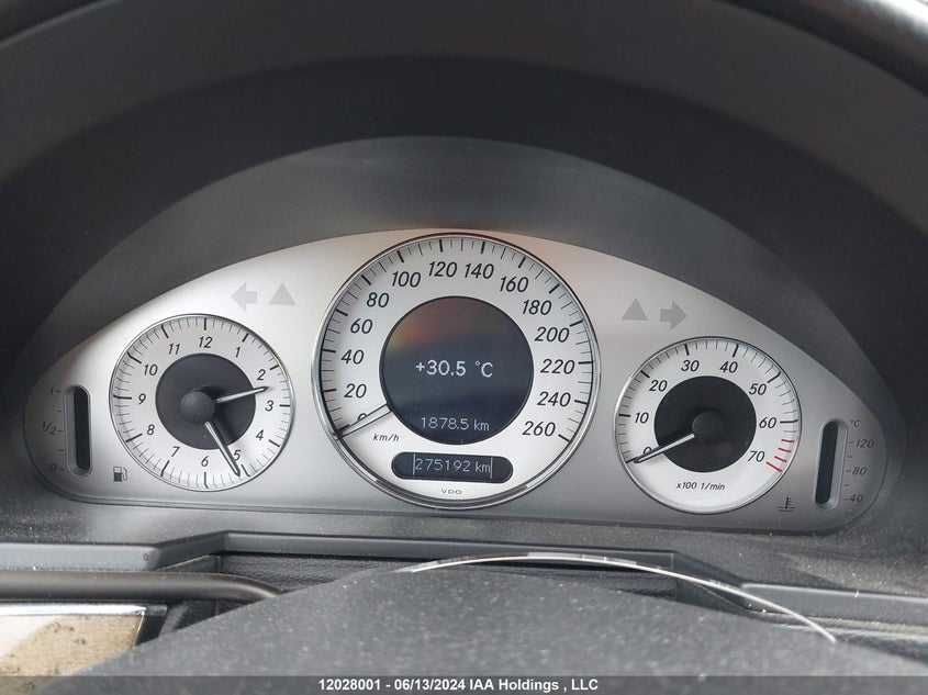 2009 Mercedes-Benz E-Class VIN: WDBUH87XX9B444630 Lot: 12028001