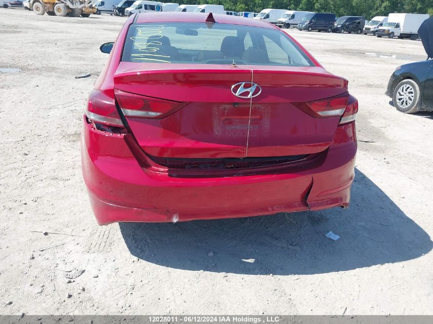 2018 Hyundai Elantra Sel/Value/Limited VIN: KMHD84LF6JU643797 Lot: 12028011