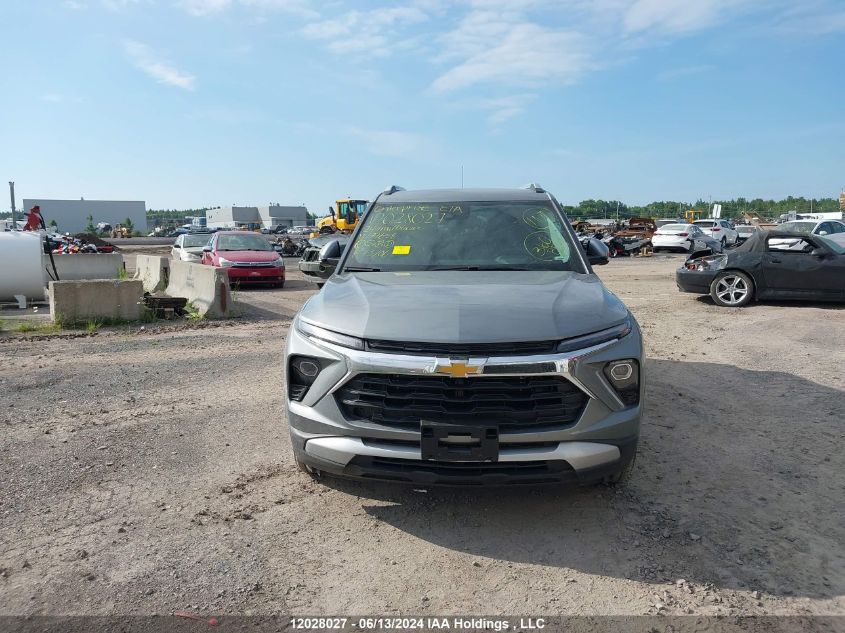 2024 Chevrolet Trailblazer VIN: KL79MPS22RB179658 Lot: 12028027