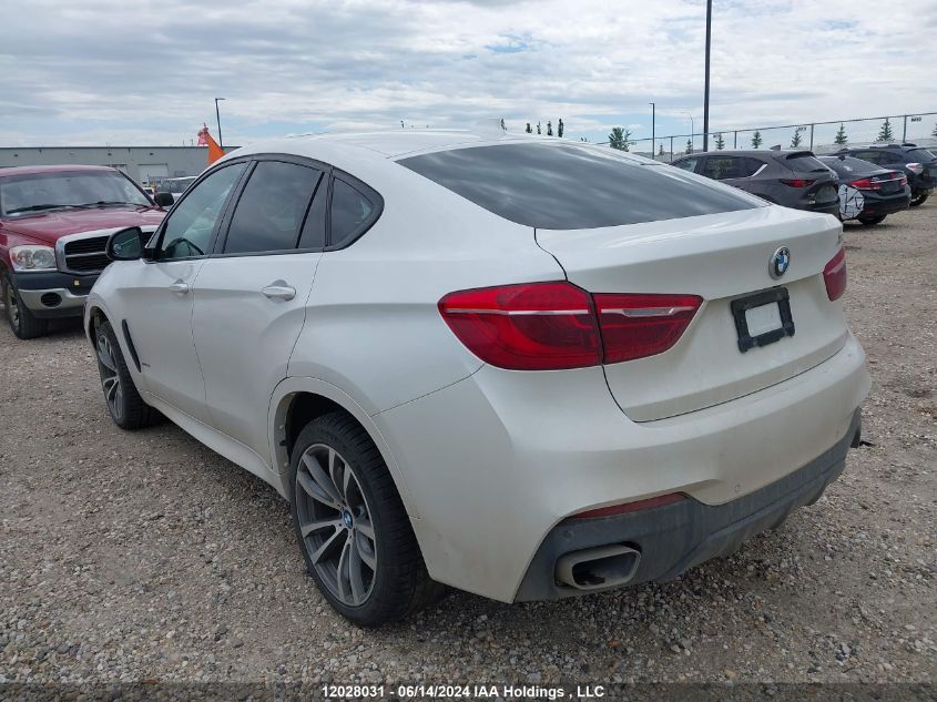 2017 BMW X6 VIN: 5UXKU2C37H0U29287 Lot: 12028031