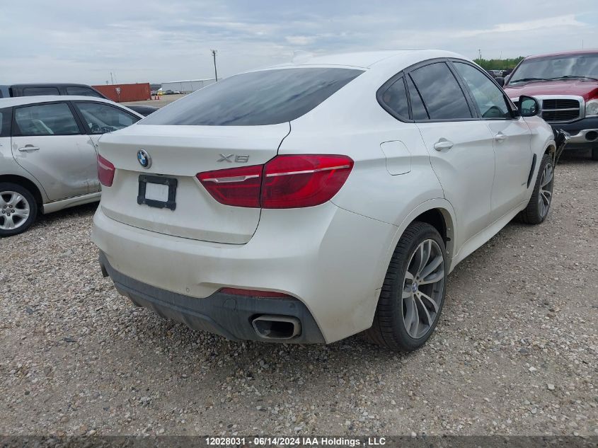 2017 BMW X6 VIN: 5UXKU2C37H0U29287 Lot: 12028031