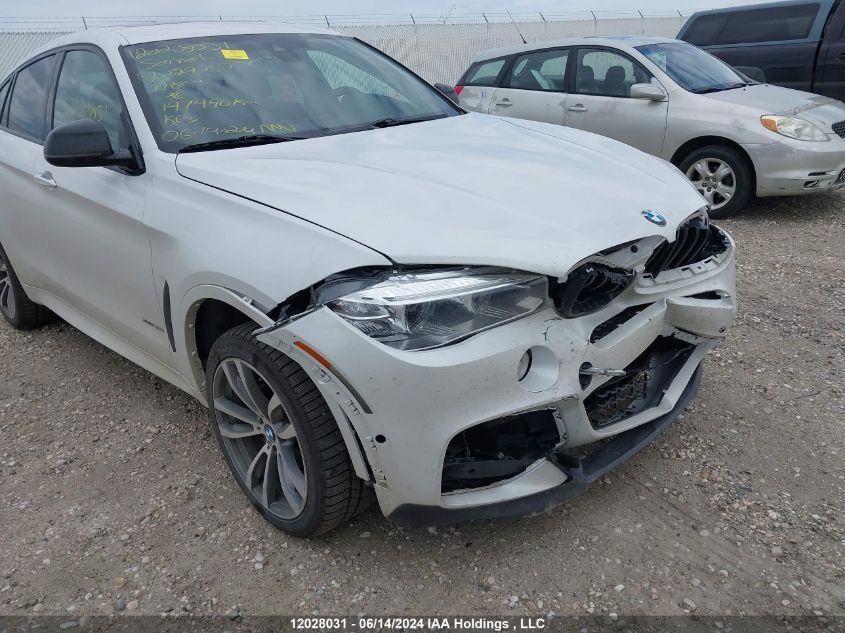 2017 BMW X6 VIN: 5UXKU2C37H0U29287 Lot: 12028031