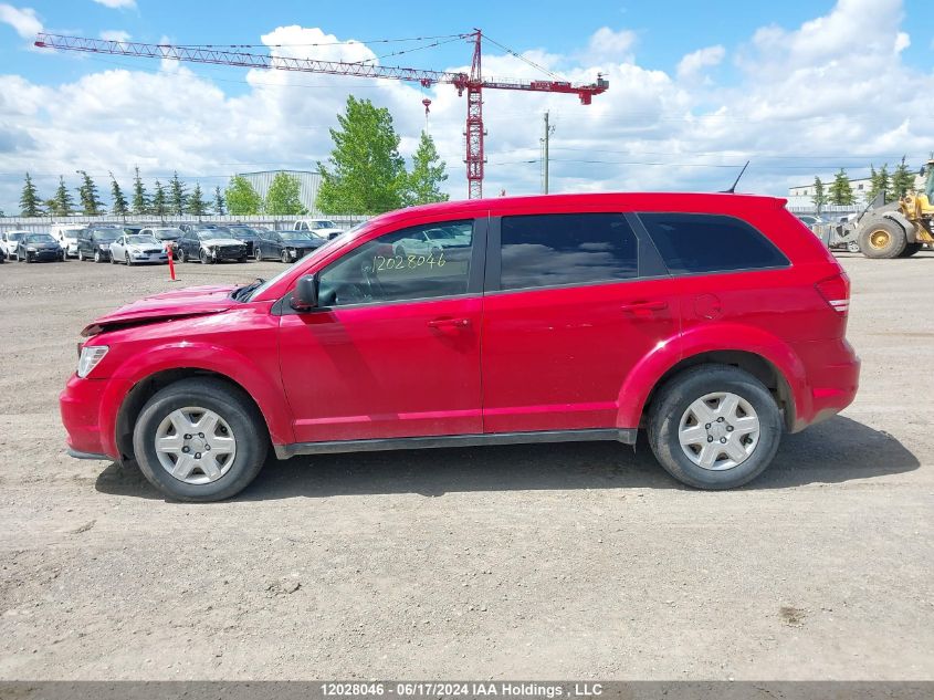 2012 Dodge Journey Cvp/Se Plus VIN: 3C4PDCAB6CT371692 Lot: 12028046