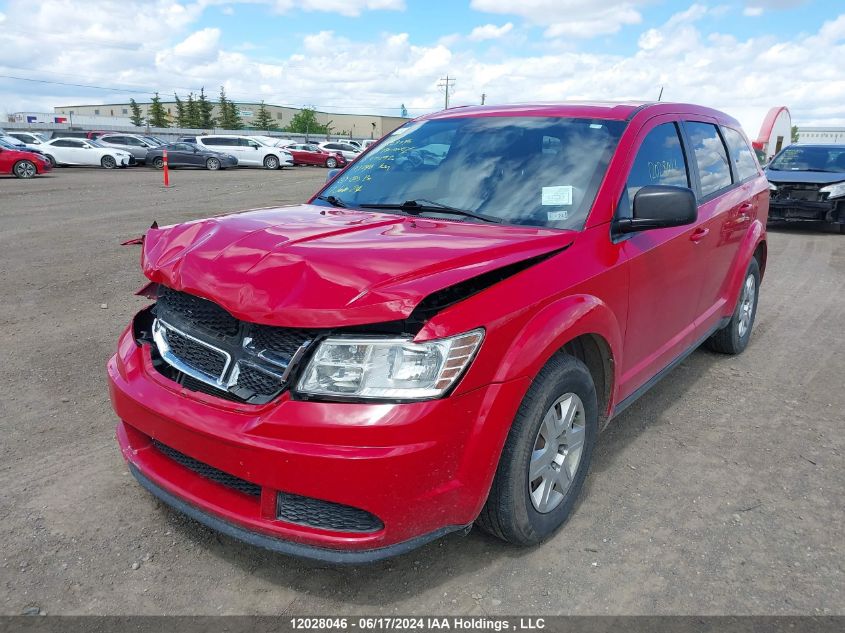 2012 Dodge Journey Cvp/Se Plus VIN: 3C4PDCAB6CT371692 Lot: 12028046