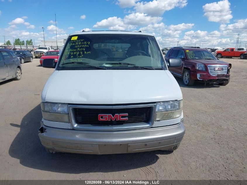 2001 GMC Safari Passenger VIN: 1GKEL19W51B500269 Lot: 12028059