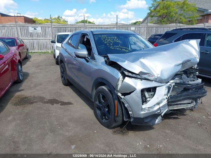 2022 Mitsubishi Eclipse Cross VIN: JA4ATVAA8NZ616137 Lot: 12028069