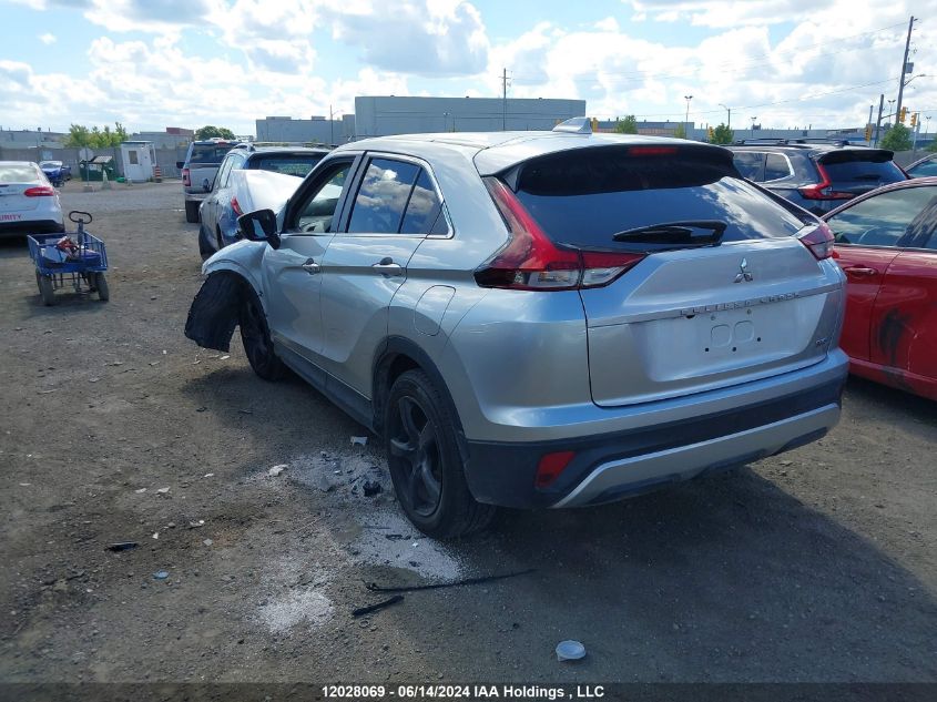 2022 Mitsubishi Eclipse Cross VIN: JA4ATVAA8NZ616137 Lot: 12028069