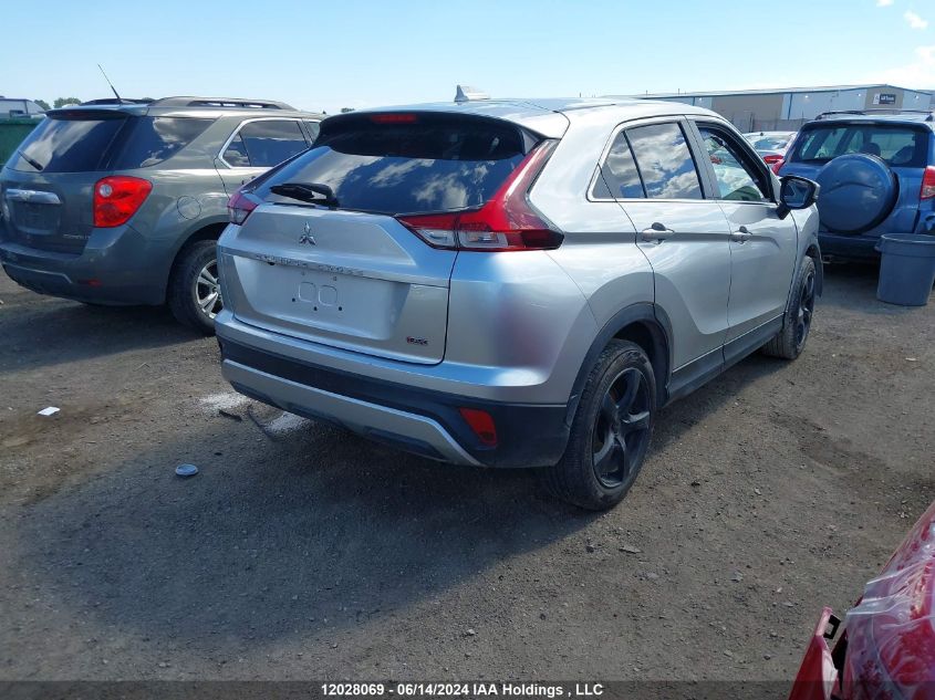 2022 Mitsubishi Eclipse Cross VIN: JA4ATVAA8NZ616137 Lot: 12028069