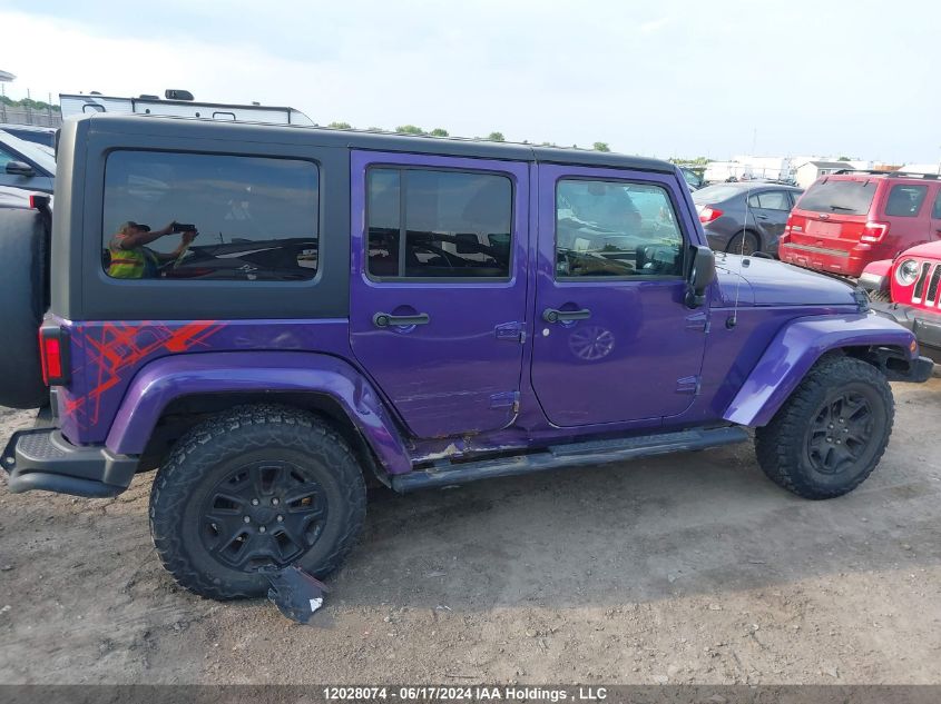 2016 Jeep Wrangler Unlimited Sahara VIN: 1C4BJWEG5GL182348 Lot: 12028074