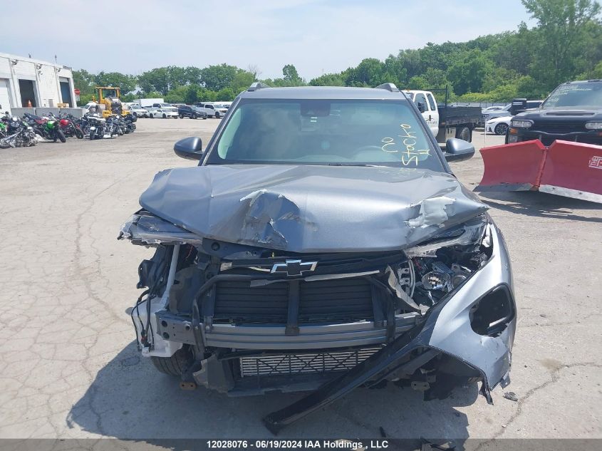 2022 Chevrolet Trailblazer Lt VIN: KL79MPSL9NB074652 Lot: 12028076