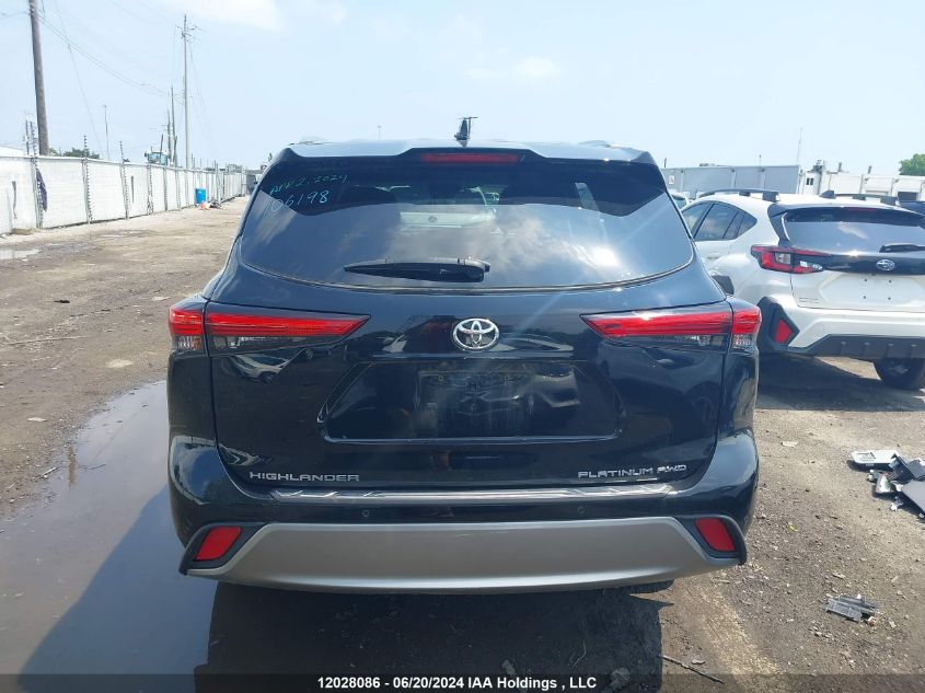2021 Toyota Highlander VIN: 5TDFZRBH2MS106198 Lot: 12028086