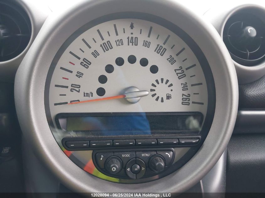 2012 Mini Cooper Countryman VIN: WMWZC5C55CWL63072 Lot: 12028094