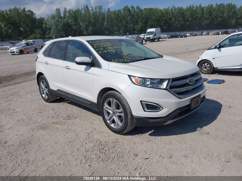 2015 Ford Edge Titanium VIN: 2FMTK3K80FBB69241 Lot: 12028128