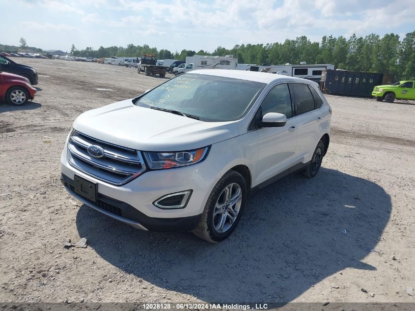 2015 Ford Edge Titanium VIN: 2FMTK3K80FBB69241 Lot: 12028128