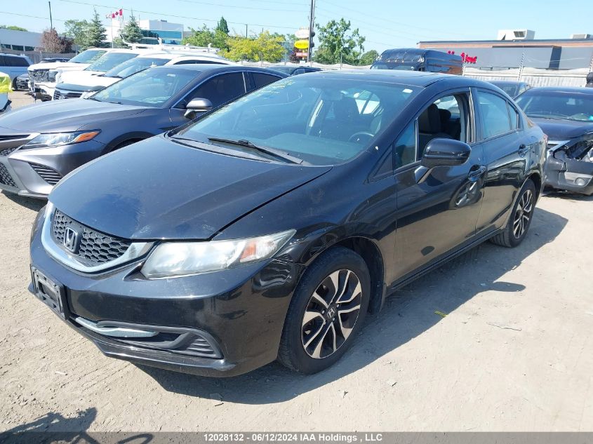 2015 Honda Civic Sedan VIN: 2HGFB2F57FH041895 Lot: 12028132