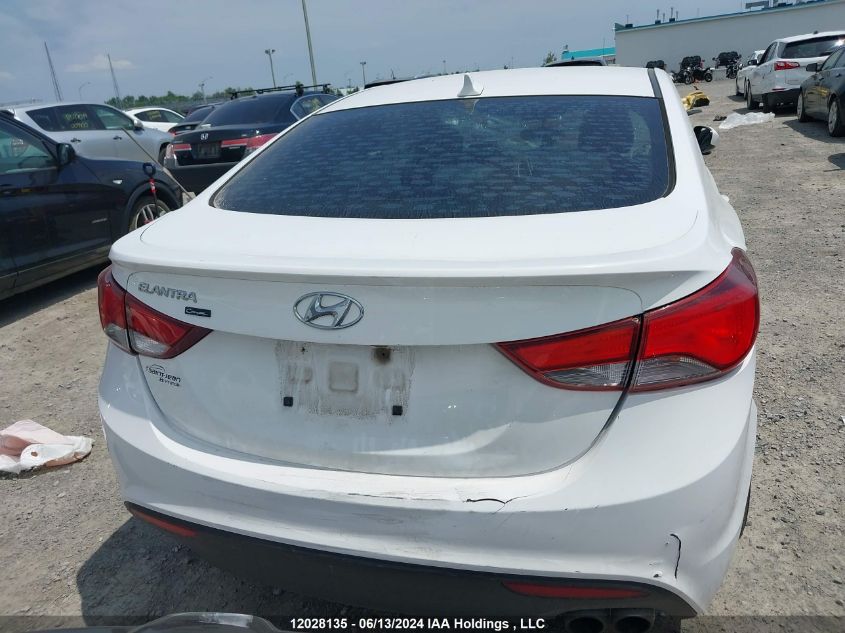 2014 Hyundai Elantra Coupe Gs/Se VIN: KMHDH6AH3EU024466 Lot: 12028135