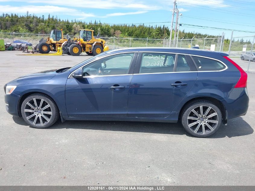 2015 Volvo V60 Premier VIN: YV1902SB0F1210676 Lot: 12028161