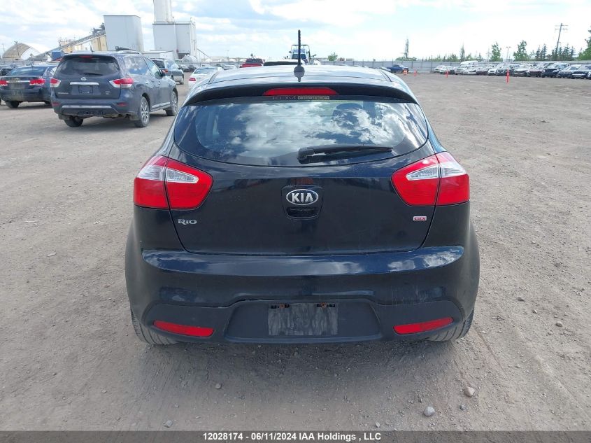 2013 Kia Rio VIN: KNADM5A36D6786754 Lot: 12028174