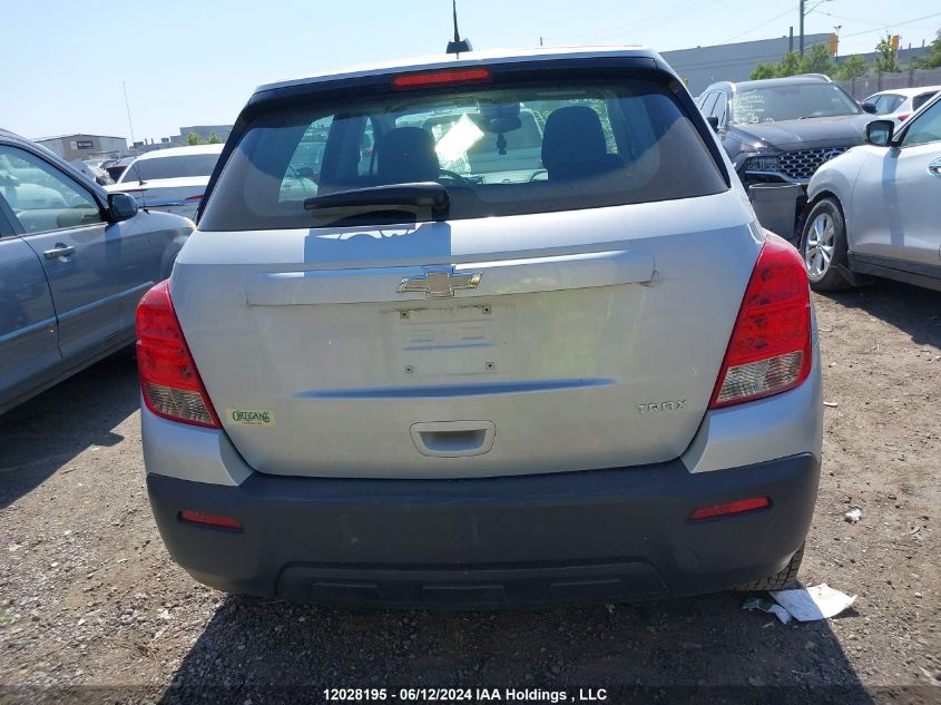 2015 Chevrolet Trax VIN: 3GNCJKSB5FL142089 Lot: 12028195