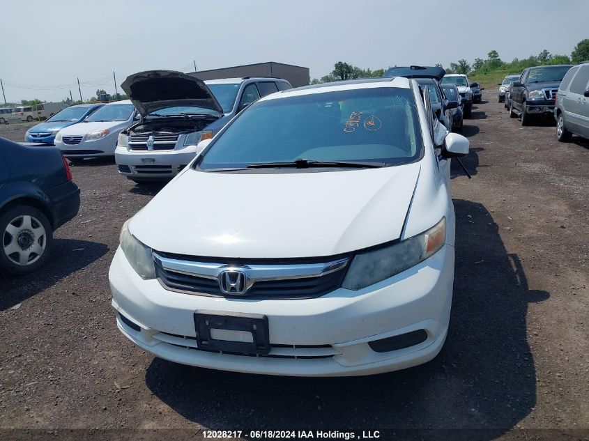 2012 Honda Civic Sdn VIN: 2HGFB2F53CH037158 Lot: 12028217