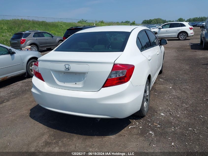 2012 Honda Civic Sdn VIN: 2HGFB2F53CH037158 Lot: 12028217