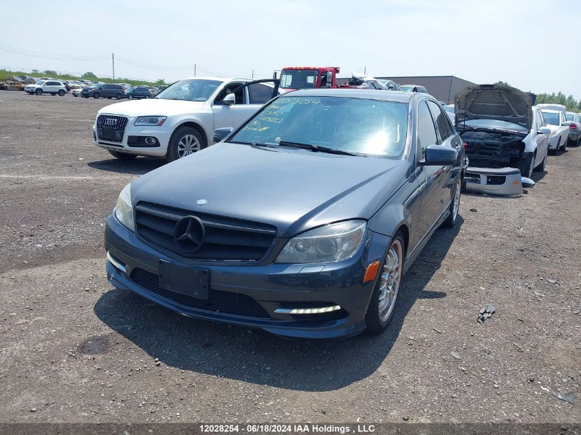 2011 Mercedes-Benz C-Class VIN: WDDGF8BB2BA485853 Lot: 12028254