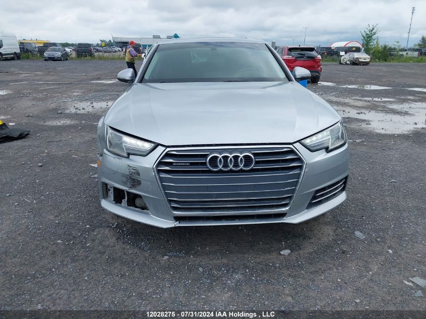 2017 Audi A4 VIN: WAUANAF4XHN014599 Lot: 12028275