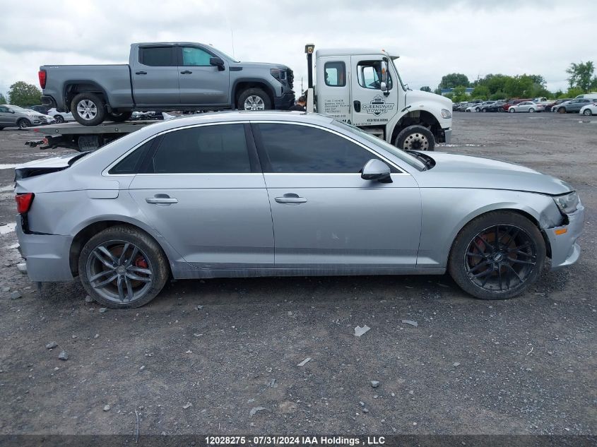2017 Audi A4 VIN: WAUANAF4XHN014599 Lot: 12028275