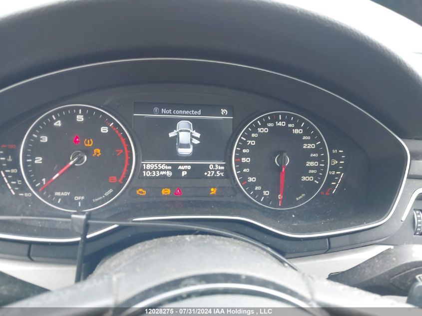 2017 Audi A4 VIN: WAUANAF4XHN014599 Lot: 12028275