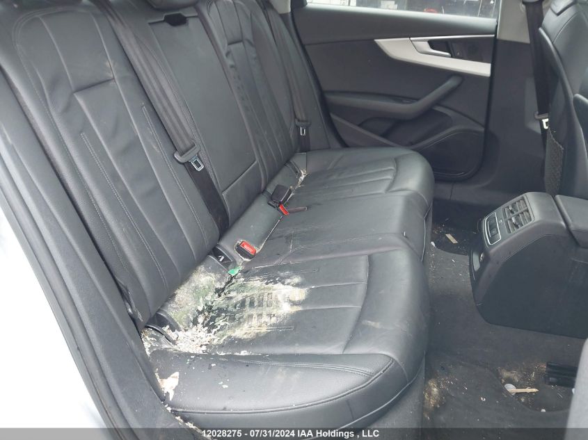 2017 Audi A4 VIN: WAUANAF4XHN014599 Lot: 12028275