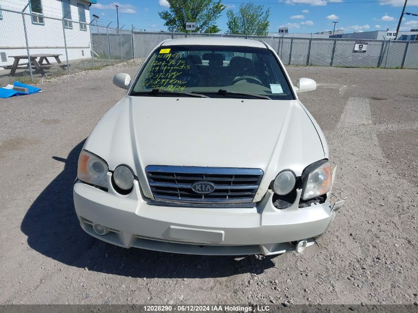 2004 Kia Magentis VIN: KNAGD126345376188 Lot: 12028290