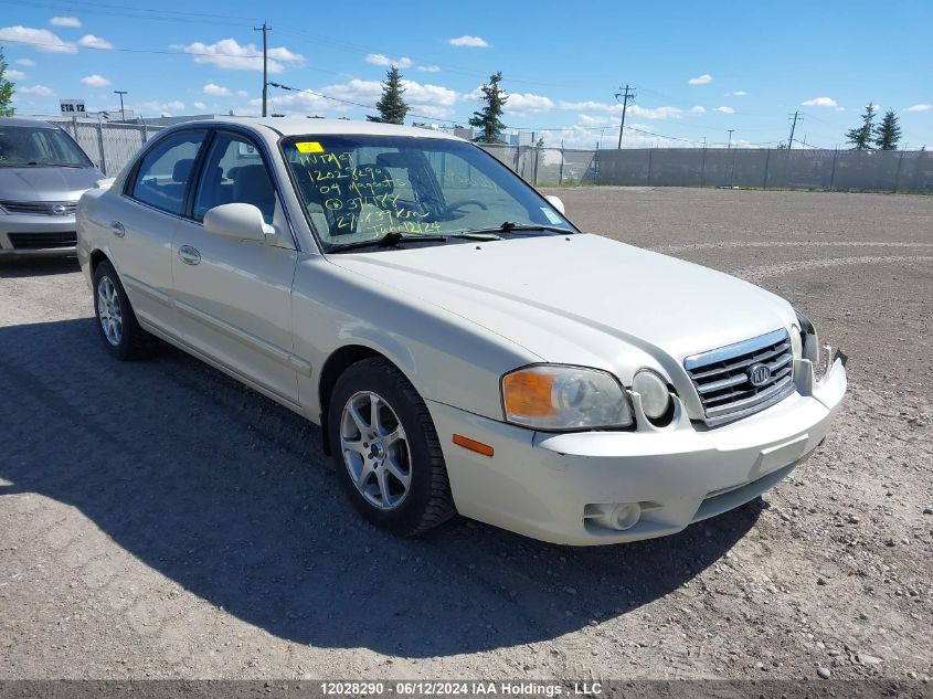 2004 Kia Magentis VIN: KNAGD126345376188 Lot: 12028290