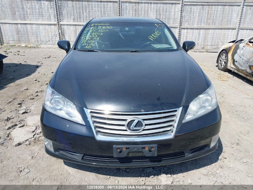 2011 Lexus Es 350 350 VIN: JTHBK1EG4B2418503 Lot: 12028300