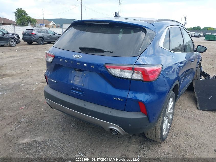 2022 Ford Escape Hybrid VIN: 1FMCU9DZ4NUA99013 Lot: 12028309