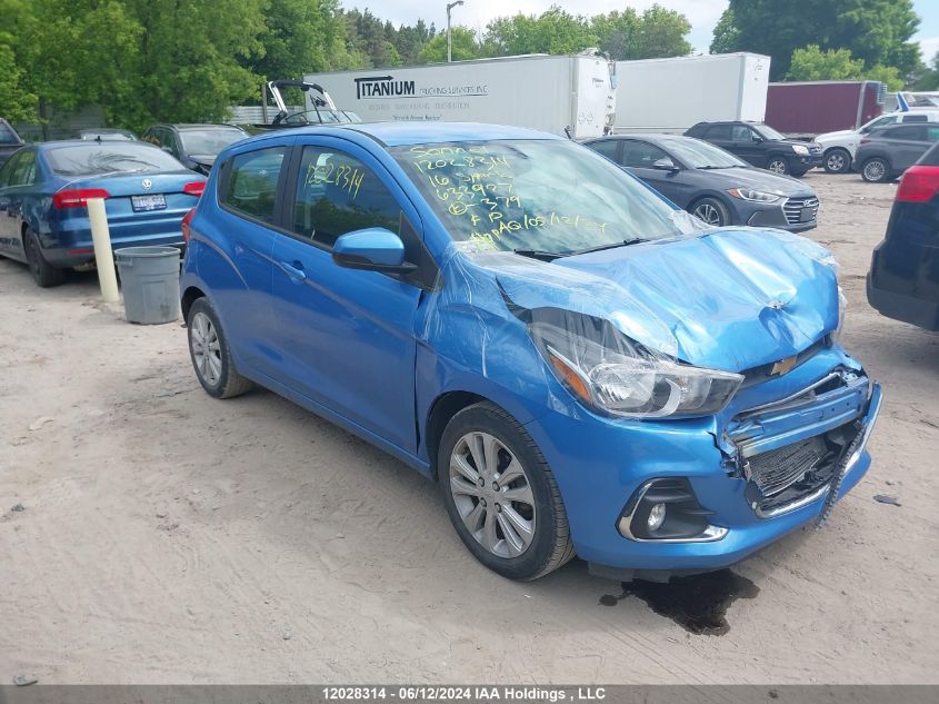 2016 Chevrolet Spark VIN: KL8CD6SA3GC633927 Lot: 12028314