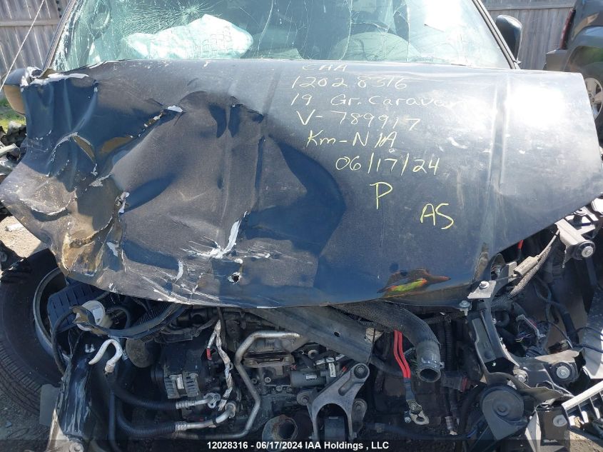 2019 Dodge Grand Caravan Sxt VIN: 2C4RDGCG9KR789917 Lot: 12028316