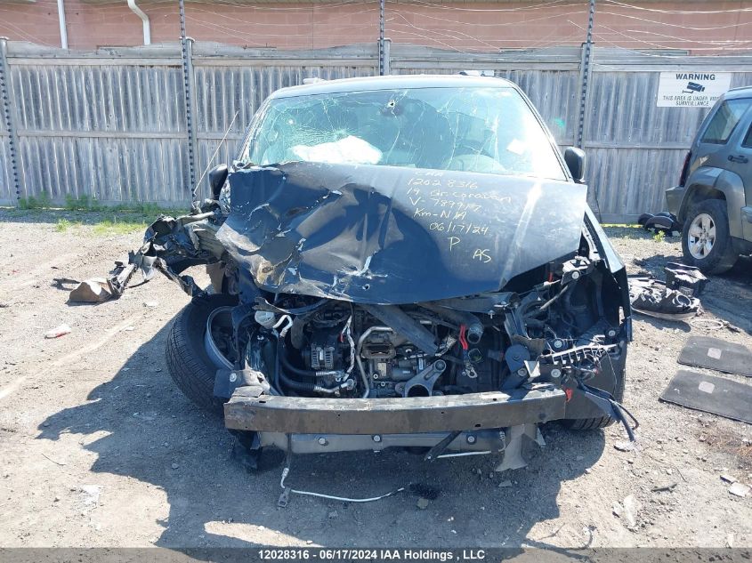 2019 Dodge Grand Caravan Sxt VIN: 2C4RDGCG9KR789917 Lot: 12028316