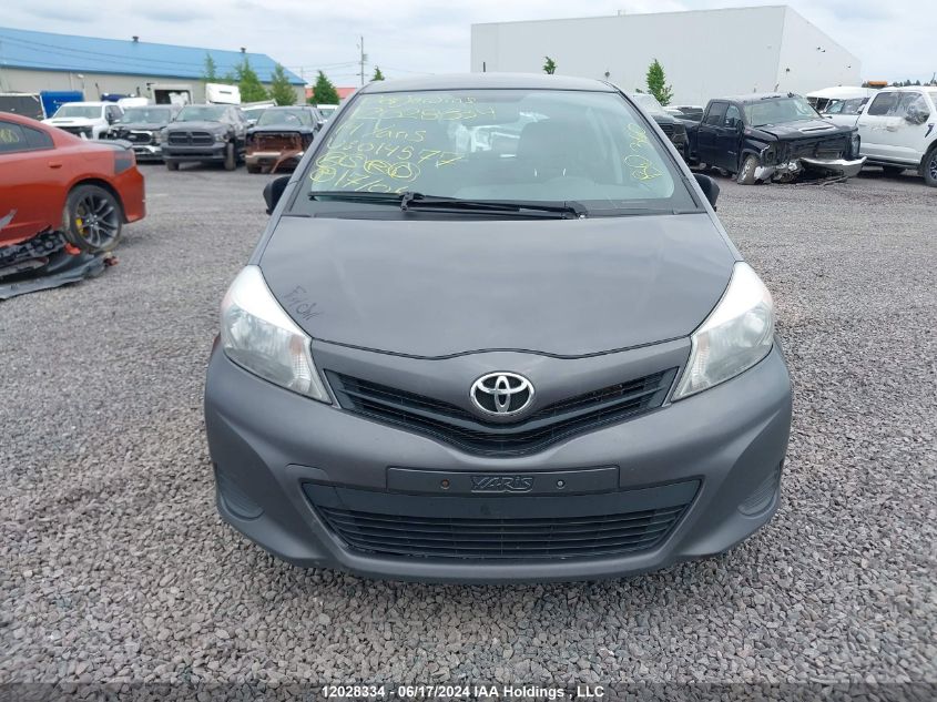 2014 Toyota Yaris VIN: VNKKTUD37EA014577 Lot: 12028334