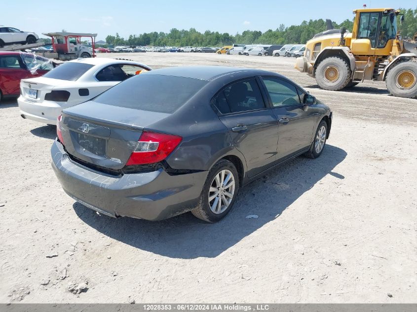 2012 Honda Civic Sdn VIN: 2HGFB2E5XCH043203 Lot: 12028353