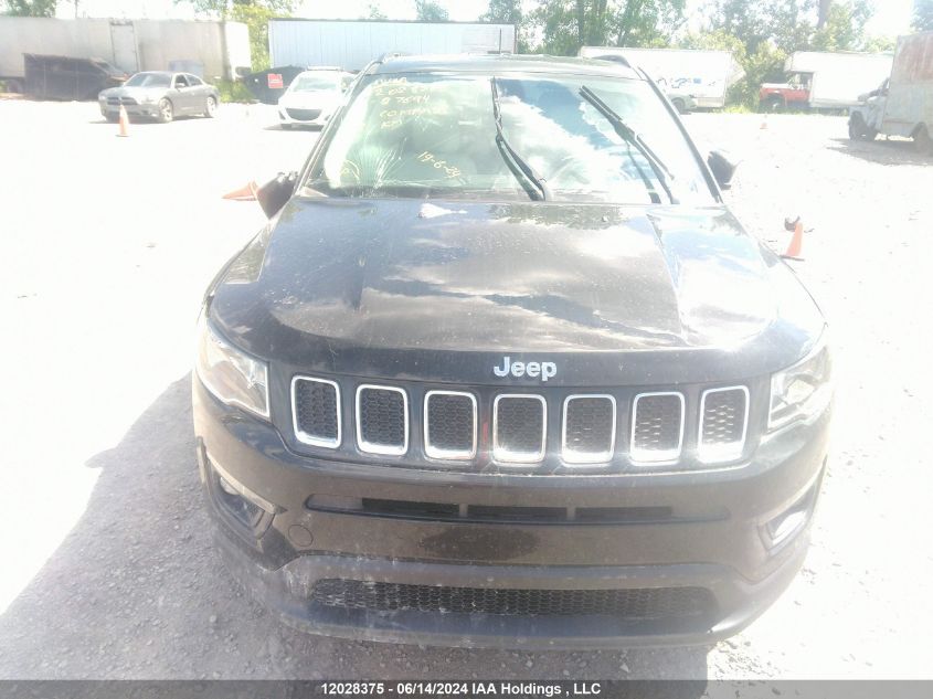 2019 Jeep Compass North VIN: 3C4NJDBB2KT817694 Lot: 12028375