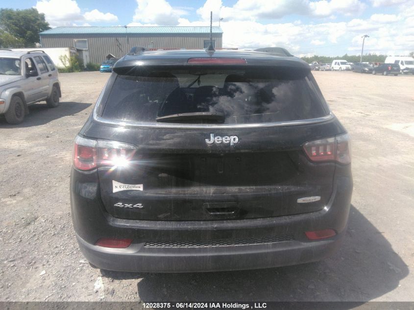 2019 Jeep Compass North VIN: 3C4NJDBB2KT817694 Lot: 12028375