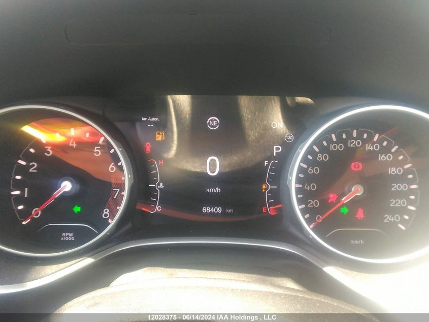 2019 Jeep Compass North VIN: 3C4NJDBB2KT817694 Lot: 12028375