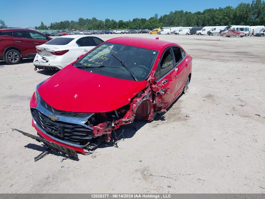 2019 Chevrolet Cruze Lt VIN: 1G1BE5SMXK7124383 Lot: 12028377